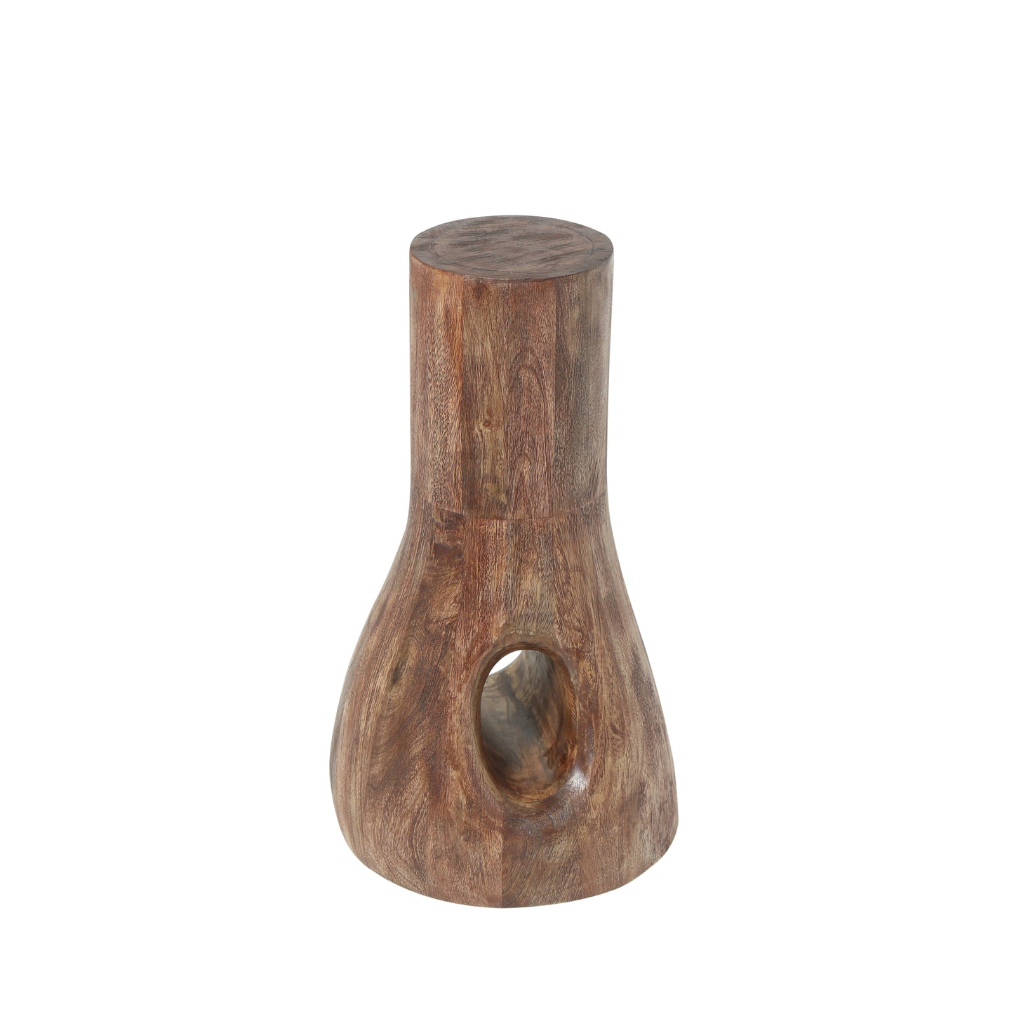Arbor Loop Sculptural Wooden Side Table