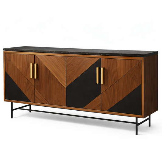 Noir Vista Walnut Sideboard