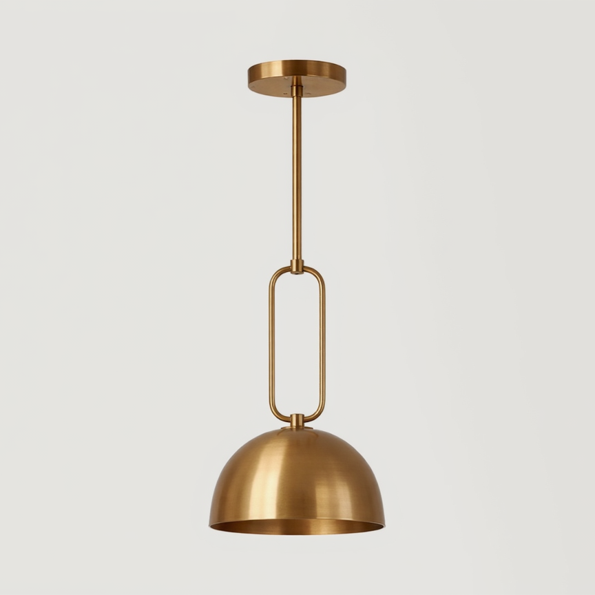 Arden Dome Pendant Light – Antique Brass