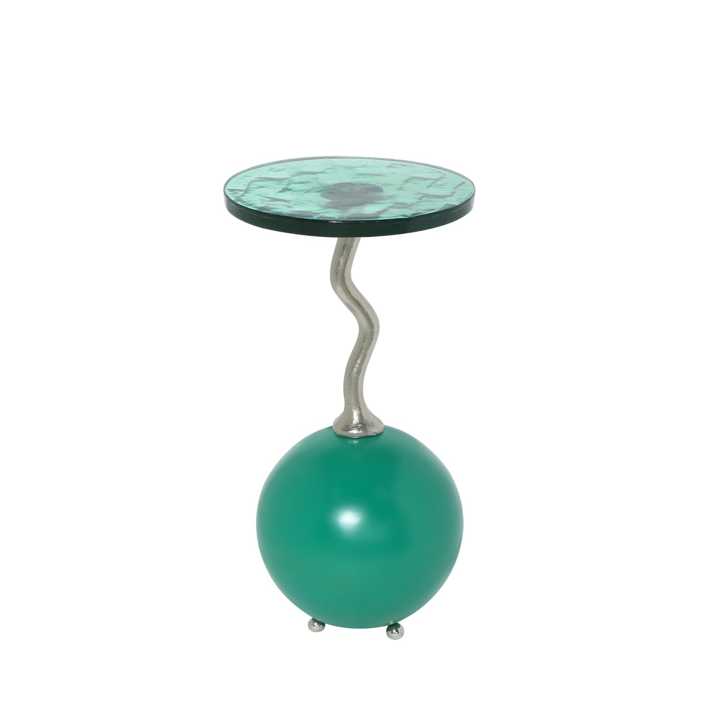 Verdant Orb Sculptural Accent Table
