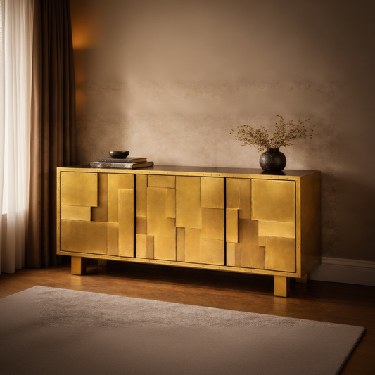 Regal Mosaic Gold Sideboard