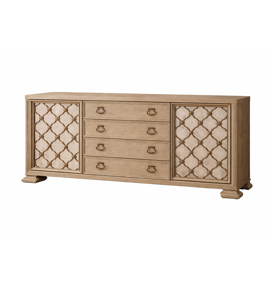 Ivory Lattice Heritage Sideboard