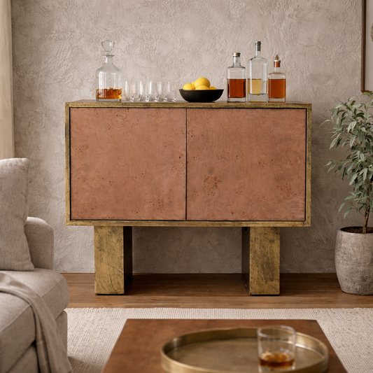 Modern Luxe Bar Cabinet