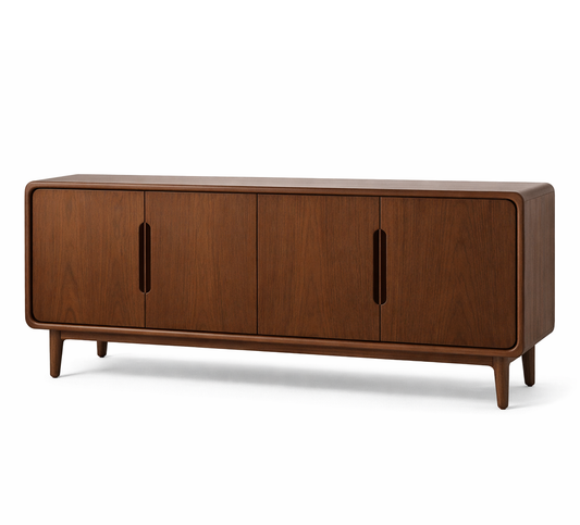 Arden Curve Walnut Sideboard