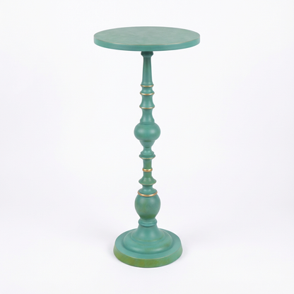 green gold accent side table for living room
