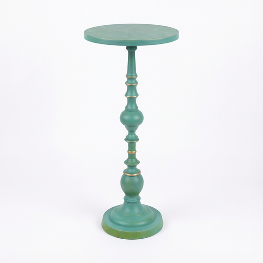 green gold accent side table for living room